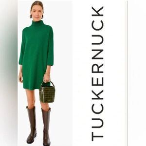 Tuckernuck Pomander Place Vivianne Turtleneck Sweater Dress Women S Green